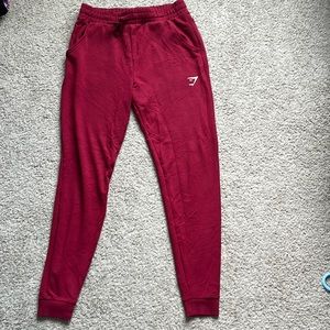 Red Gymshark Joggers